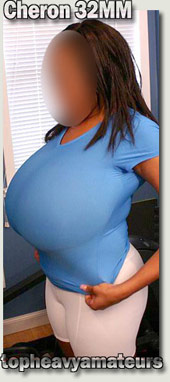 Giant Boobs of Ebony Cheron pics and movie
