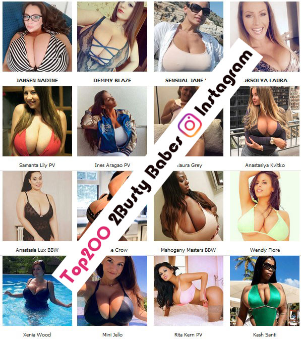 Instagram on biggest tits Top 21:
