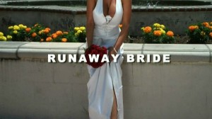 Denise Milani looking at her own big Boobs - Runaway Bride video