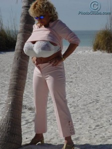 Close-up of Lulu Devine got giant silicone tits