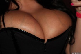 Sexy natural big boobs Leane Crow