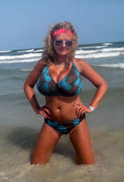 busty russian woman in bikini