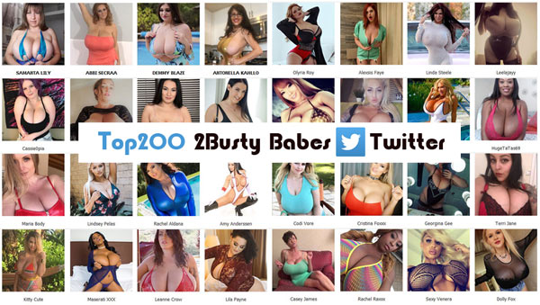 2busty models on twitter top200 list